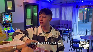 Bogota Twink Chooses Bareback or Jail