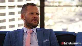 Scott Nails' Blonde Temptation in a Sizzling Office Romance