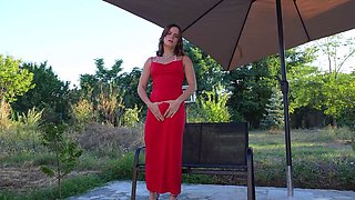 EURO TGIRLS Outdoor Trans Masturbation