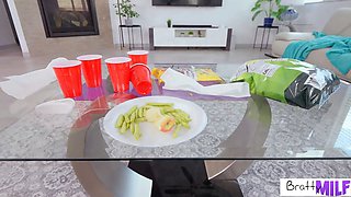 Blonde Beauty Beverly Hillson Keeps Promise to Blow Stepson if he Cleans the House S10:E8