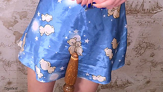 Bedpost Anal Fetishes! Petite Babe Anal Riding Bed Post