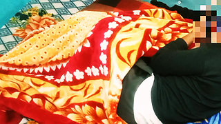 Village aunty having romance with her husband.