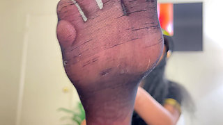 Stewardess Foot JOI Adventure