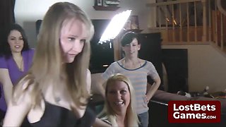 Two sexy girls fucked by the machine after losing the game by LostBetsGames: Porn