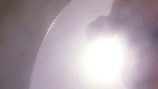 Bathroom-slave Voyeur Peeping on Bellealiz Peeing and Farting.