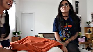 Sharing a Bed with Big Titty Goth Girls - Effy Cutie  itscarlyjane, jackerman, jak knife, kittyxkum, rita faez