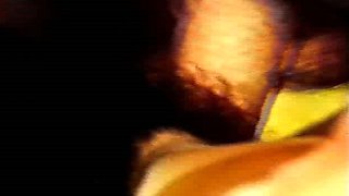 Brunette from village blowjob outdoors