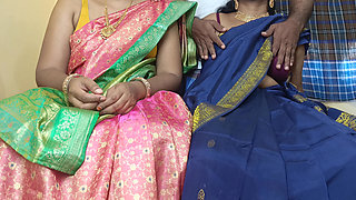 Married Sisters Enjoying Threesome Hot Sex