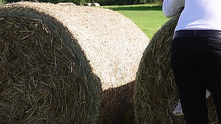 The Pakistani Jogger Wanted to Be Used Behind the Hay Bales
