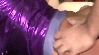 Surprised as two sexy blondes enjoy group cocks