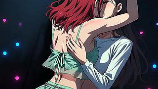 AI Generated Cartoon content, Uncensored video of 18 Year old Anime Girl,  Lesbian Indian Kissing Orgasm of Mature Women