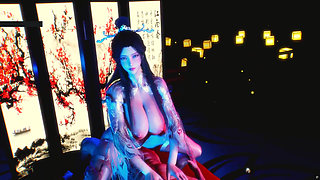 Virtual Temptress Diva: Curves in Motion - 3D Animation Hentai