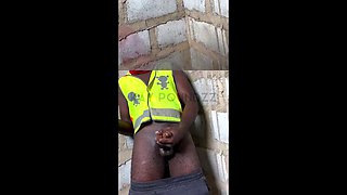 Amateur BBC Solo Public Jerk Off - Kay Poundzz Huge Cock Cumshot Outdoor