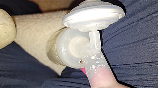 Breast Pumping My Lactating Breasts