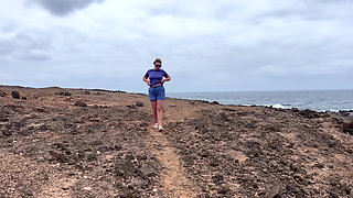 Hot Girl Flashing Natural Tits in Public Compilation