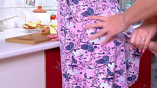 Wifebucket Amateurs - My Pregnant Wifey Is so Sexy in Her Pink Robe