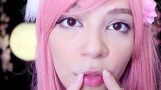 Emo teen Becka solo webcam masturbation