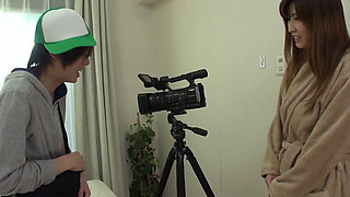 She Likes Creampie Scene-2_busty Japanese Enjoys a Dildo and Her Friend's Cock