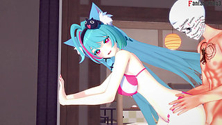 Mint sex in her bikini - Neverness to everness (NTE)