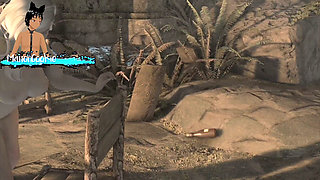 Skyrim B and L - Having a Fun Time Near a Fireplace and a Threesome!