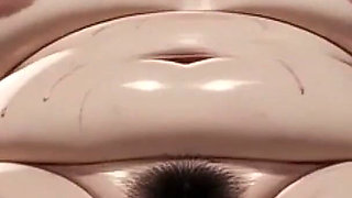 Horny Obese BBW Masturbates Her Hairy Wet Pussy Alone in Bed - Big Belly Solo Play
