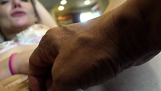 Blonde Bombshell Riley Rose Delivers Intense POV Passion