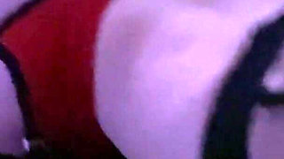 #34 Classic Black Nylon and Red Vintage Belt