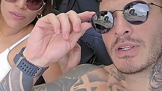 I Travel with My Stepsister, She Puts on Her Bikini and I Fuck Her in the Ass Right There on the Road