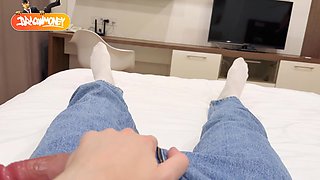 The spectacular maid stayed for more after cleaning the apartment