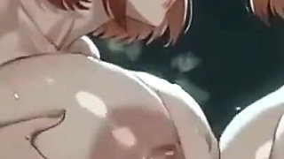 248. Funny Boobs Video with Two Redhead, Ai Animation