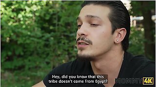 Horny Stepmommy Is Too Sneaky And Used Her Chance To Fuck A Young Cock Hard On The Grass With Valentina Sierra And Joe Di Marco