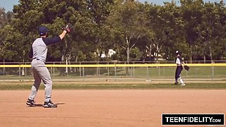 TEENFIDELITY - Kirsten Lee Creampied By Softball Coach