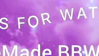 Bbwbootyful rubbing squeezing my huge boobs