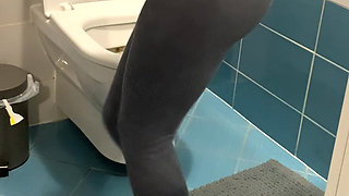 MILF Pee Desperation POV Pissing Woman
