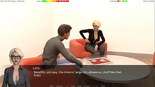 The Roommate Sexy Secretary with Big Fake Tits - Episode 16