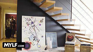 Brazilian step mommy Canela Skin determines to thank her liking sonny with a blowjob for being a good boy