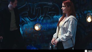 Ouija Board Parody Prank - Redhead Babe Face Fucked While The Time Is Frozen With Sam Bourne, Minni Joy And Mind Control