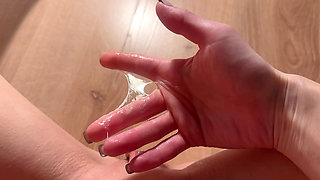 Extremely Wet Slimy Pussy Close up POV. She Smells Absolutely Gorgeous!