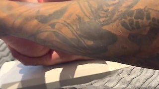 Footjob Foot Massage Foot Dangle Big Cumshot