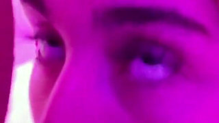 Behind the scenes teen blowjob