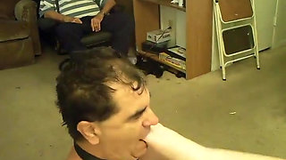 Slave boy is made to eat pussy for his mistress part 2 foot worship