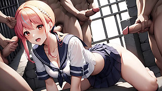 18-Year-Old Schoolgirl Slut Begs for Thick Cock and Creampies