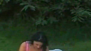 Wonderful MILF Ass Fucked Outdoors by a Big Vintage Cock and Cumshot in the Ass