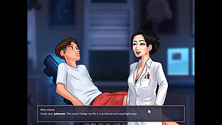 Summertime saga: the nurse gave me a handjob.