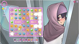 Tsundere Milfin [hentai Game] Stuck In The Elevator With Car Toon