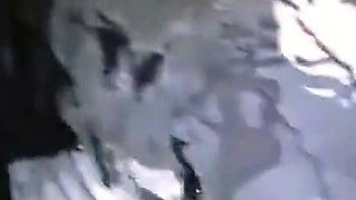 German Amateur Couple's Quickie in Elevator Ends with Creamp