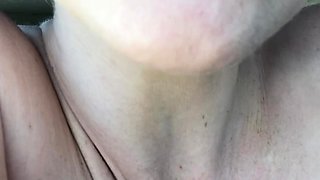 Cute curly brunette solo webcam masturbation