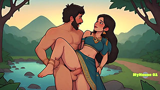 Pushpa and Srivalli Romance in Jungle