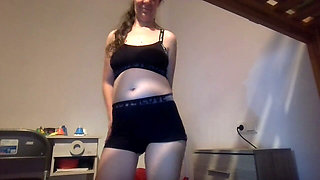Dancing in My New Bra and Panties Set