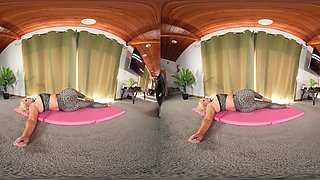 Mature blonde delivers sensual striptease with big ass passion